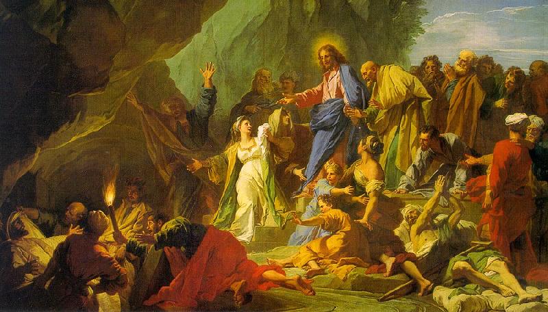 Jean-Baptiste Jouvenet The Resurrection of Lazarus oil painting image